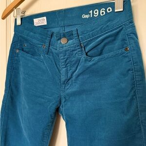 Gap 1969 Skinny Stretch Corduroy Legging Jean - Cerulean Blue
